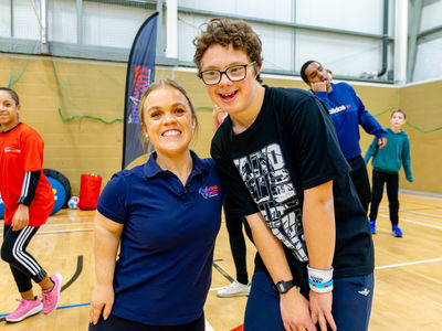 Paralympian Ellie Simmonds Meets Aspiring Athletes