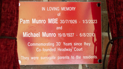 Plaque Unveiled for Founders of Housing Scheme