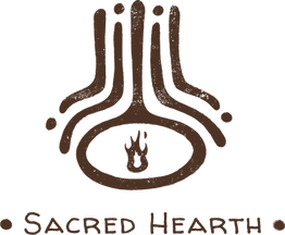 Textured Sacred Hearth Logo