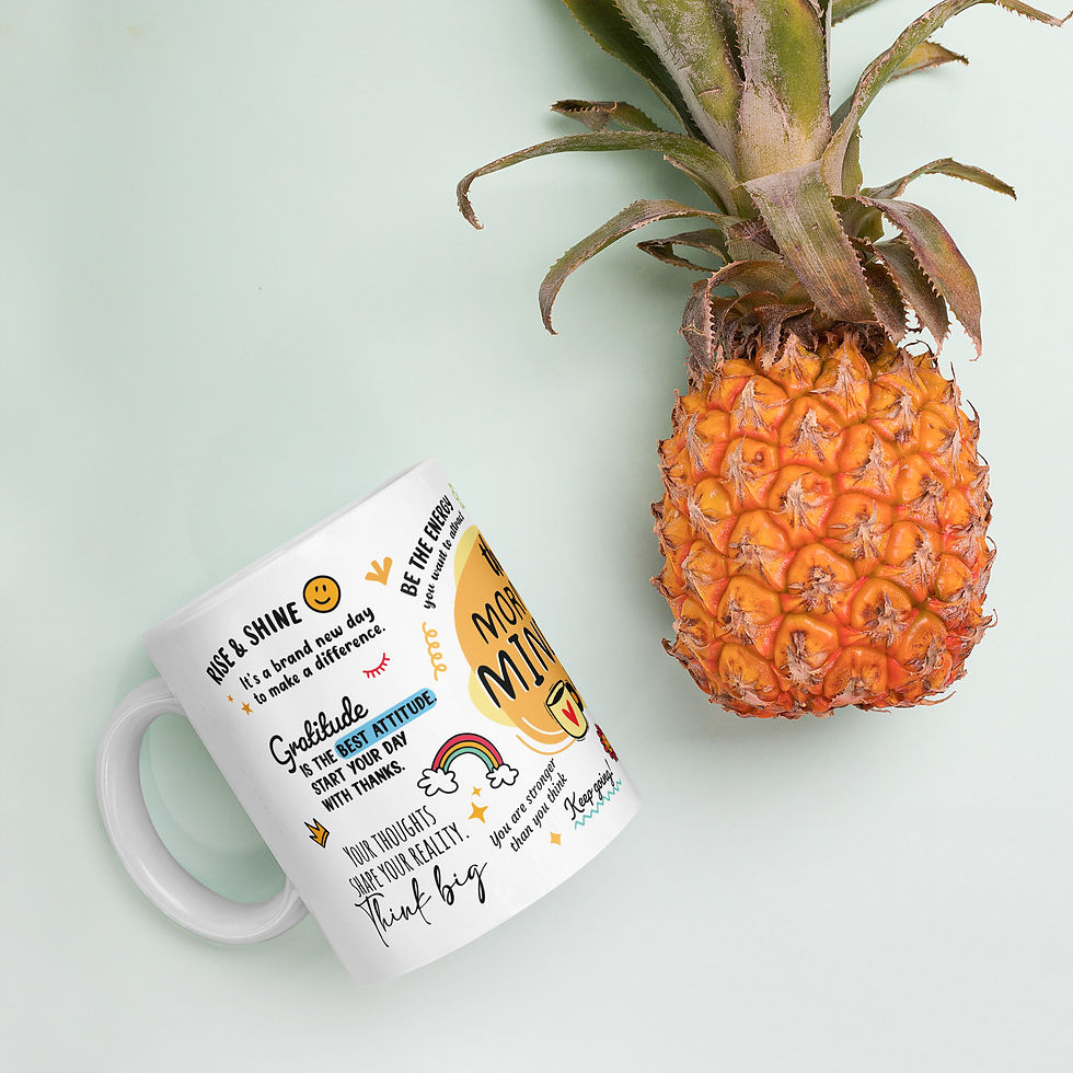 Thumbnail: Morning Motivation White glossy mug