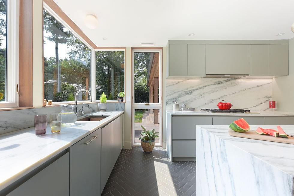Kitchen in the Morven project
