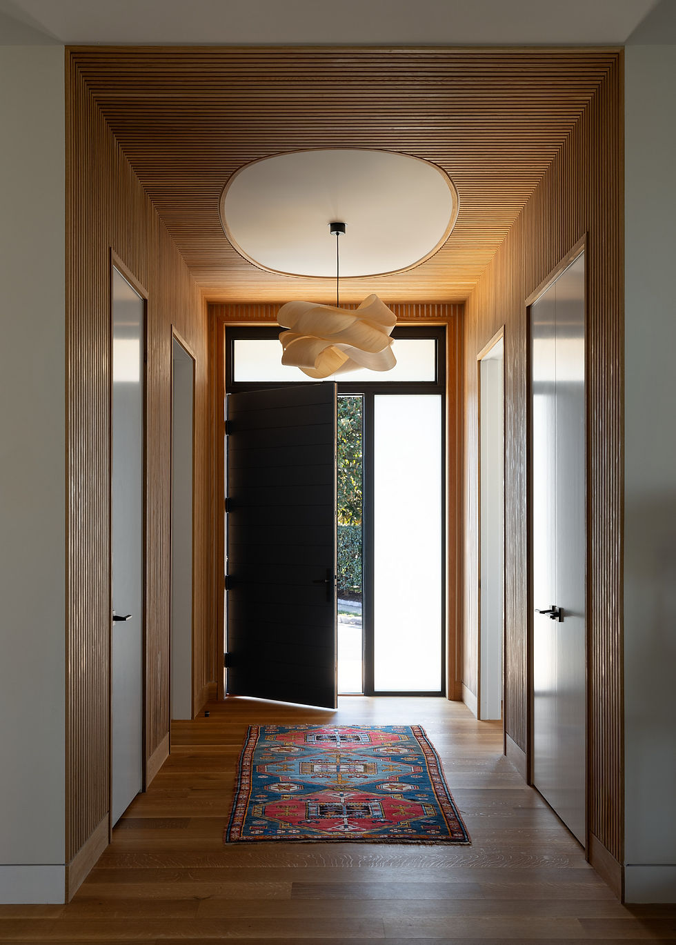 Entryway of the Del Ray Passive House