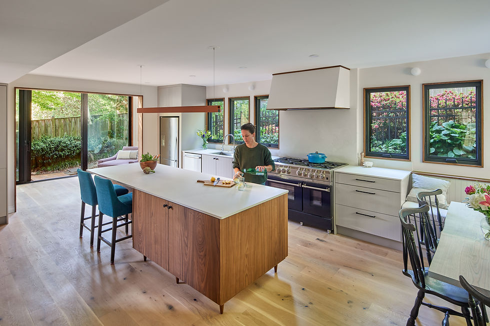 Kitchen in the Kunderhaus renovation