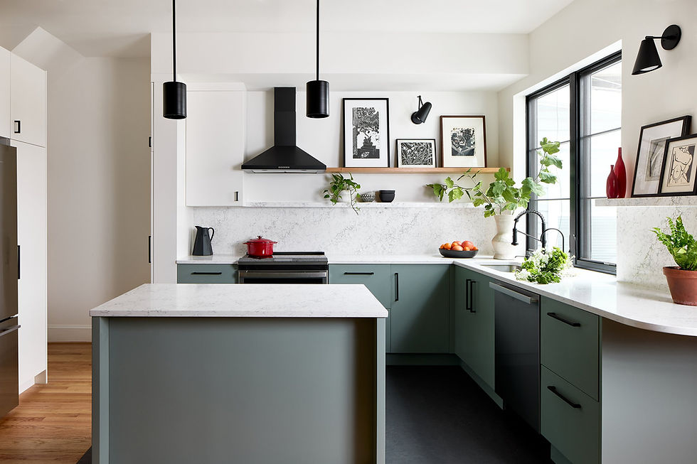 Kitchen in the Roth Residence