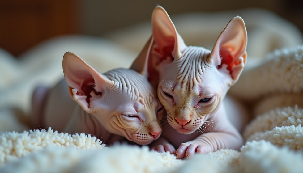 Meet Your New Friends: Adorable Sphynx Kittens Await Their Forever Homes