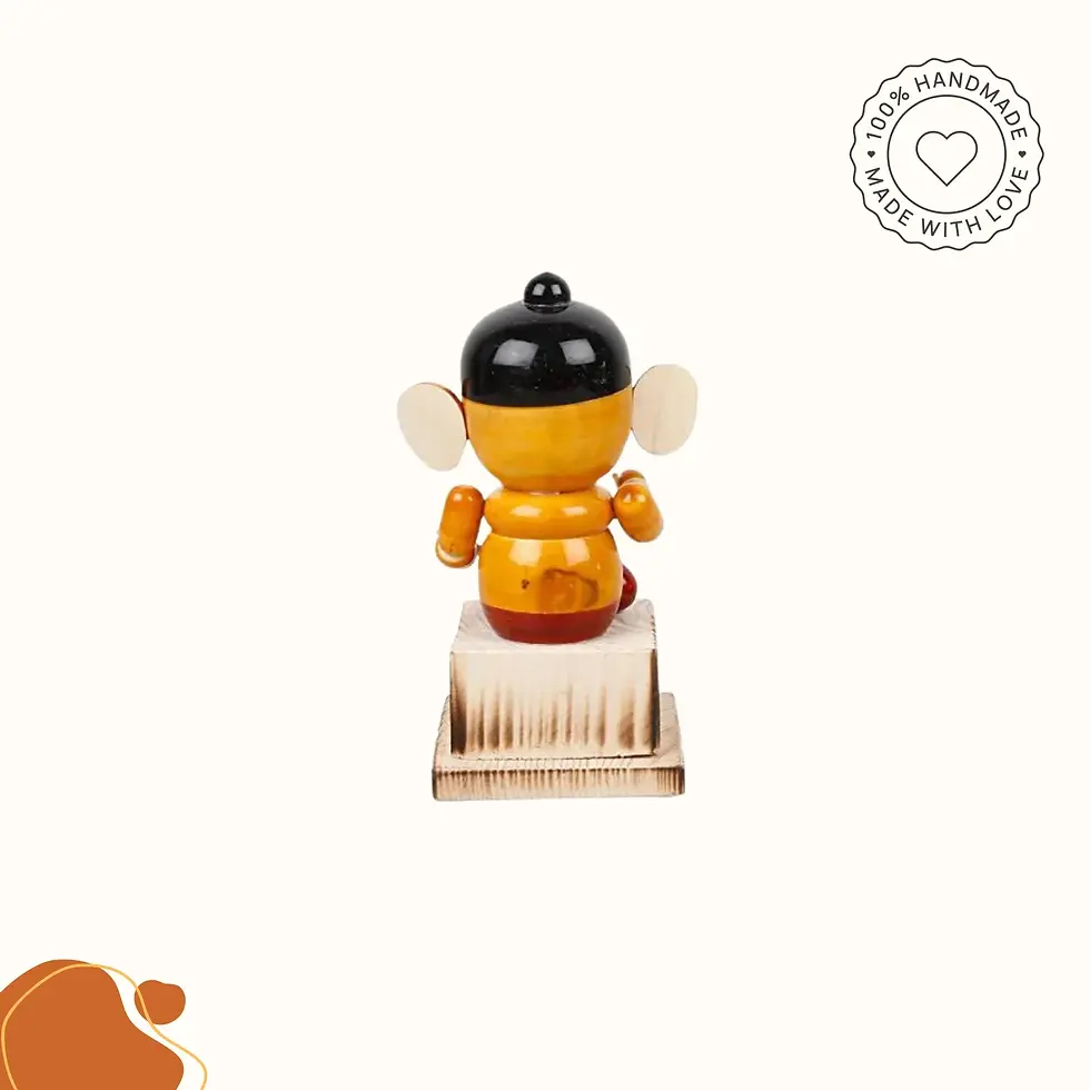 Thumbnail: Lord Ganesha Reading Ramayana Statue