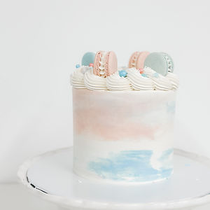 Gender Reveal Cake