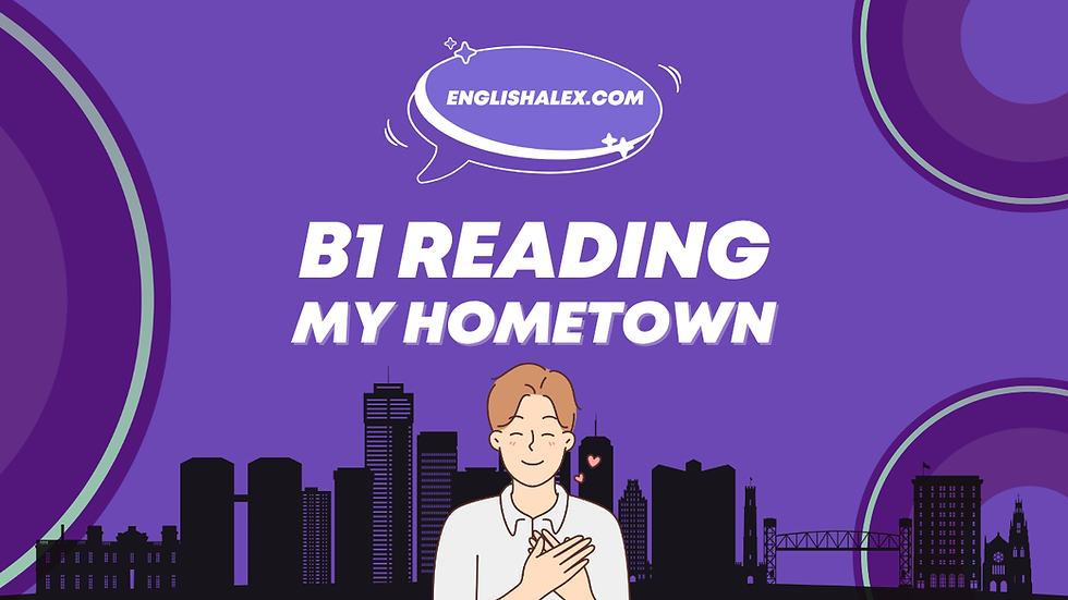 B1 intermediate English reading practice. Includes comprehension questions, answers, and a free PDF. Perfect for ESL learners and teachers.