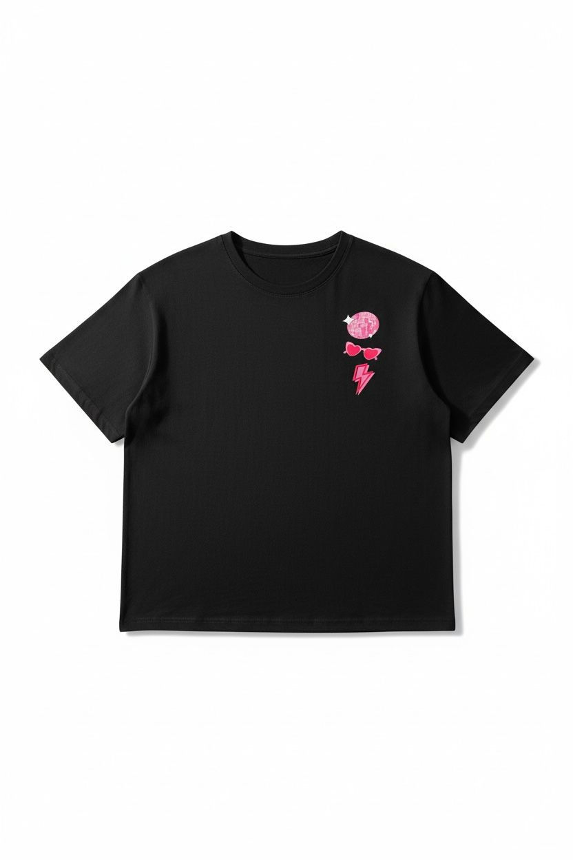Miniature : T-shirt en coton à illustrations
