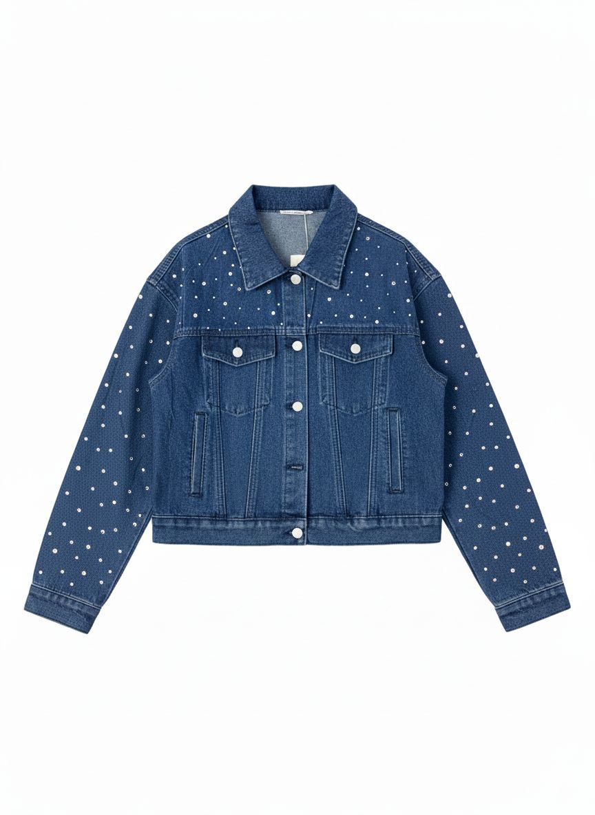Miniature : Veste "Strass" en denim