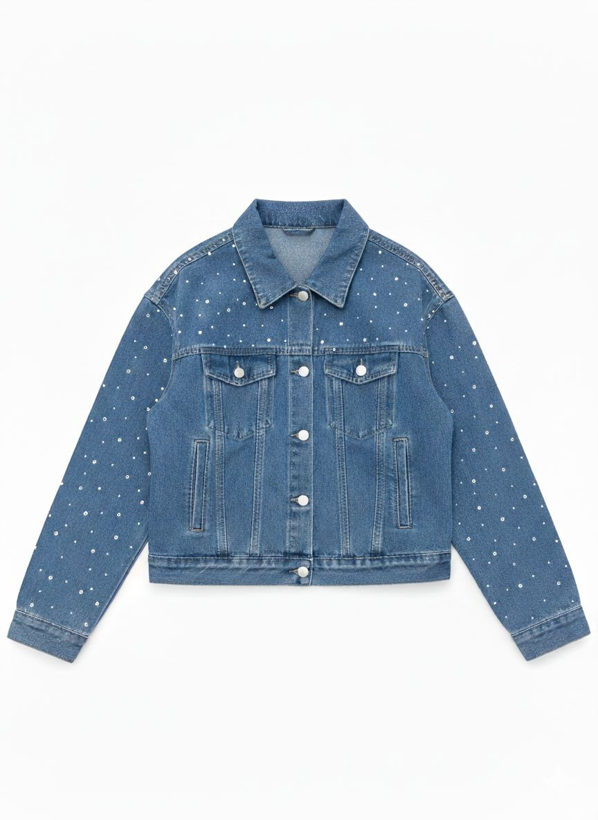 Miniature : Veste "Strass" en denim