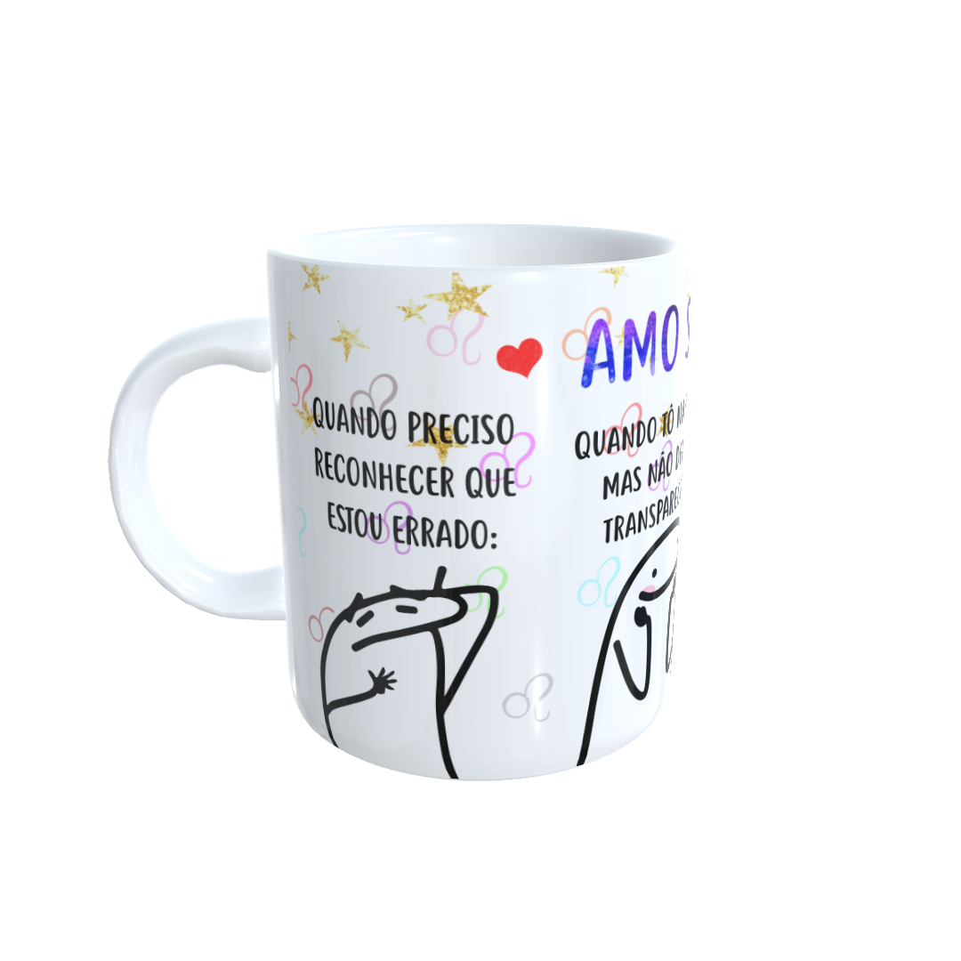 Caneca Personalizada Flork Signo Leão
