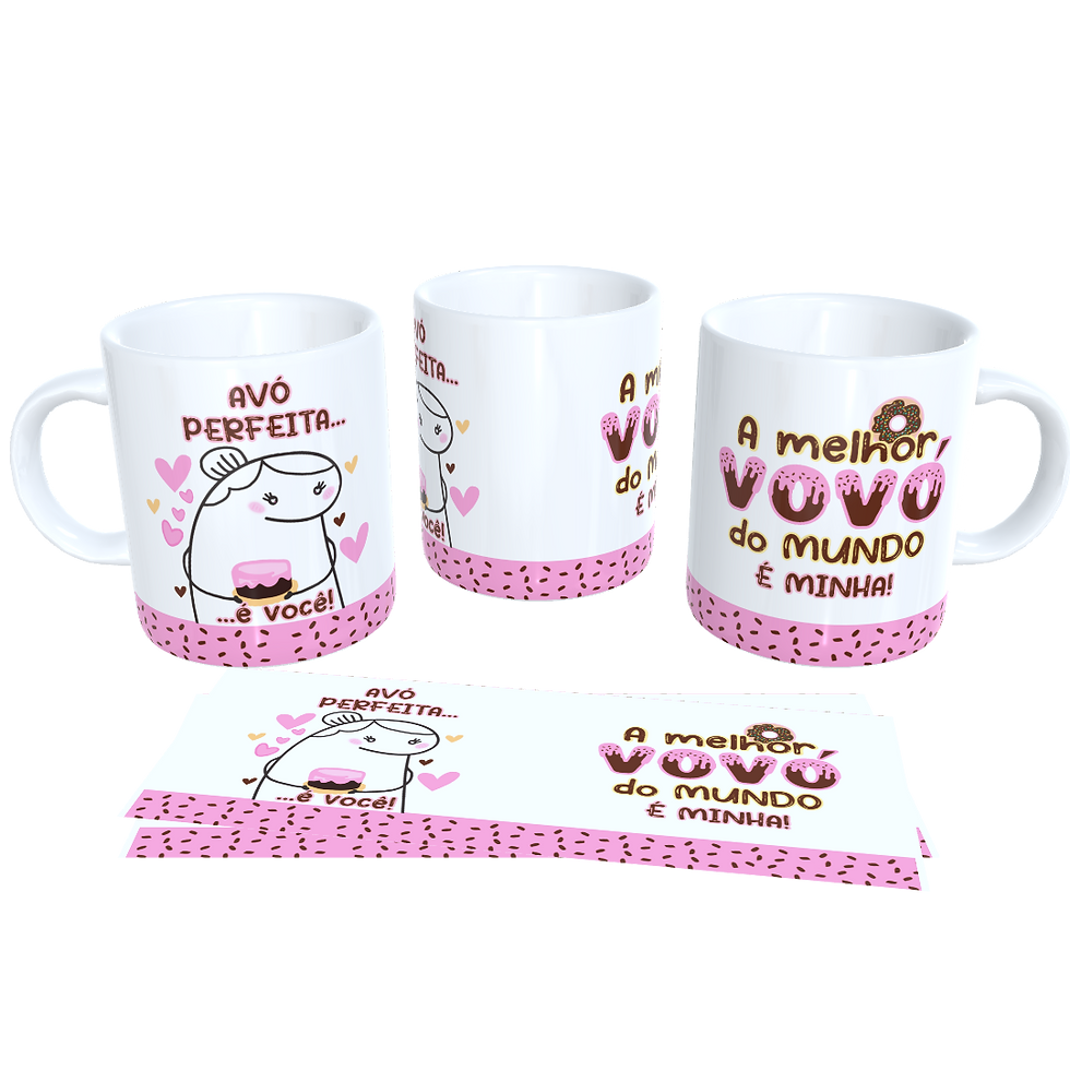 Miniatura: Caneca Personalizada Dia Dos Avós A Melhor Vovó do Mundo