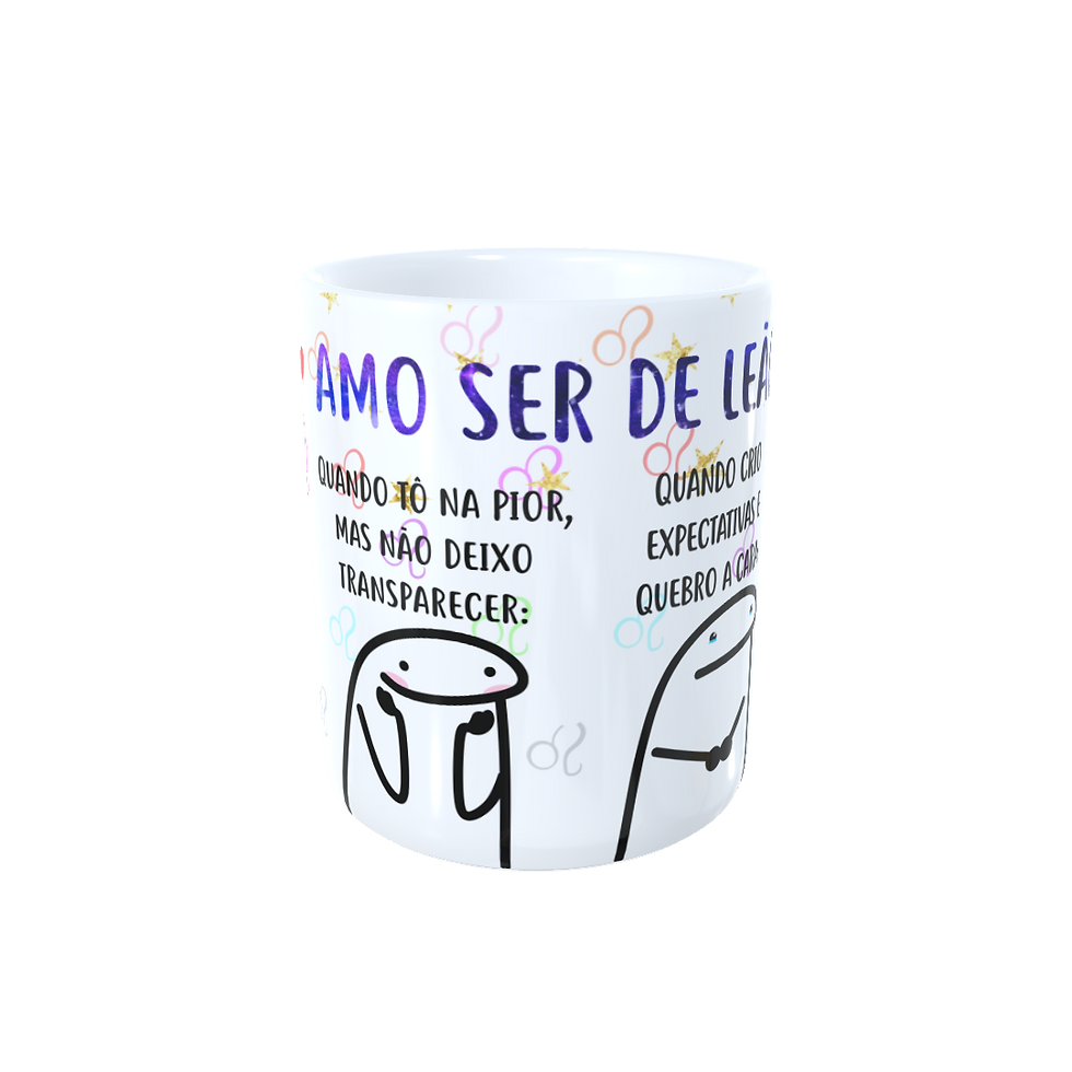 Miniatura: Caneca Personalizada Flork Signo Leão