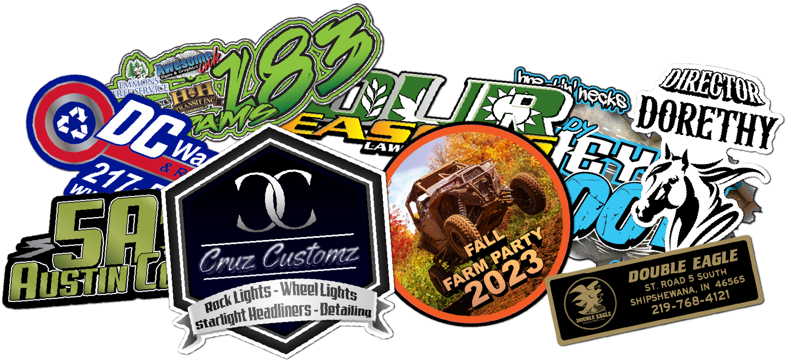 250 - 3" Die-Cut Vinyl Decal