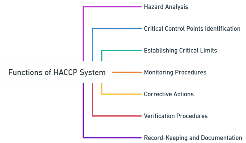 Functions of HACCP System