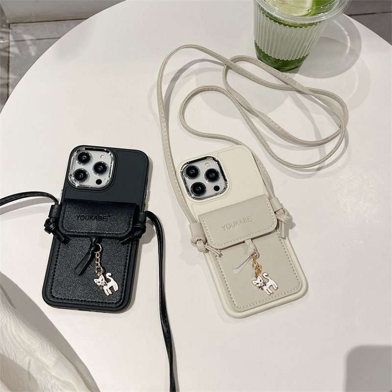 Trendy Cat Cardholder Case for iPhone 11/12/13/15