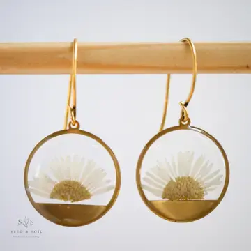 Wild Daisy Horizon Earrings