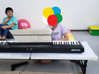 音楽発表会の練習