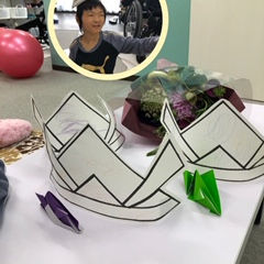 端午の節句(兜作り)