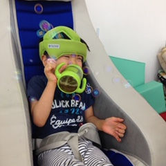 シャボン玉遊び