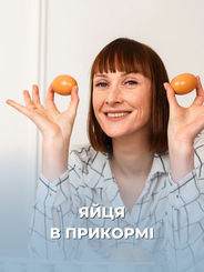 ЯЙЦЯ В ПРИКОРМІ