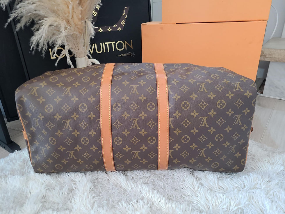 Thumbnail: Auhentic Louis Vuitton Keepall 55 bandouliere (pre owned)