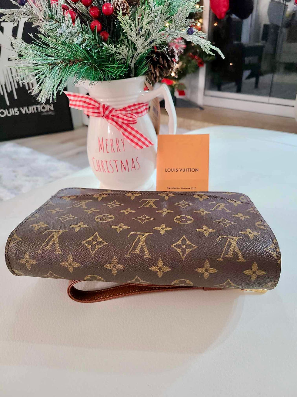 Thumbnail: Authentic Louis Vuitton Orsay clutch (pre owned)