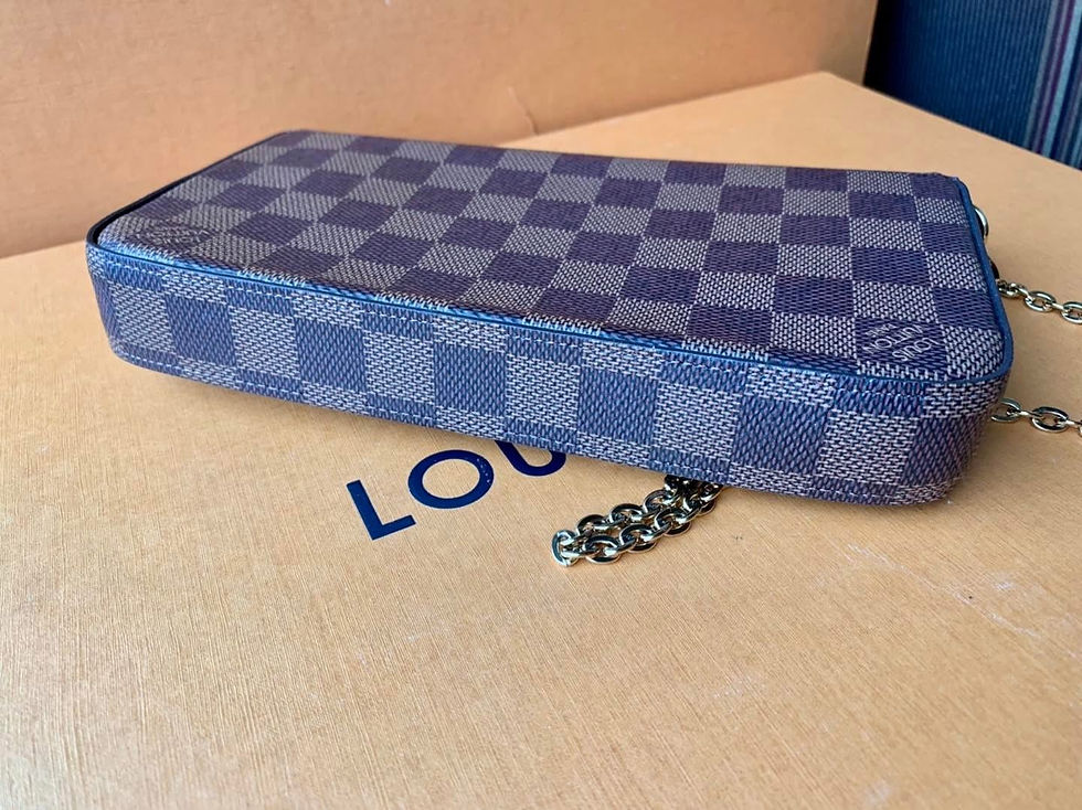 Thumbnail: Authentic Louis Vuitton Pochette Felicie damier crossbody (pre owned)