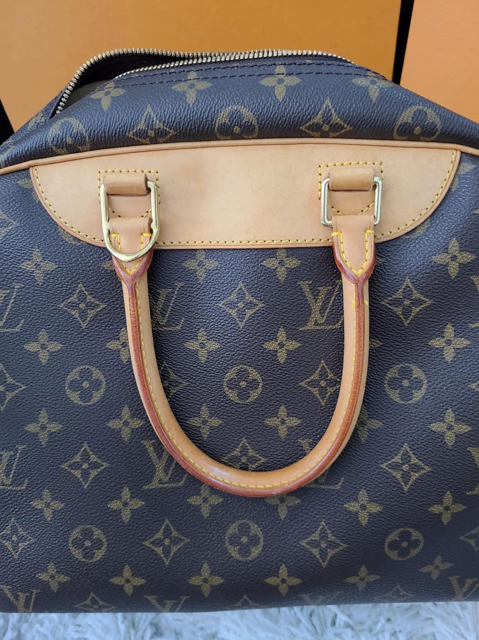 Thumbnail: Authentic Louis Vuitton Deauville Handbag (pre owned)