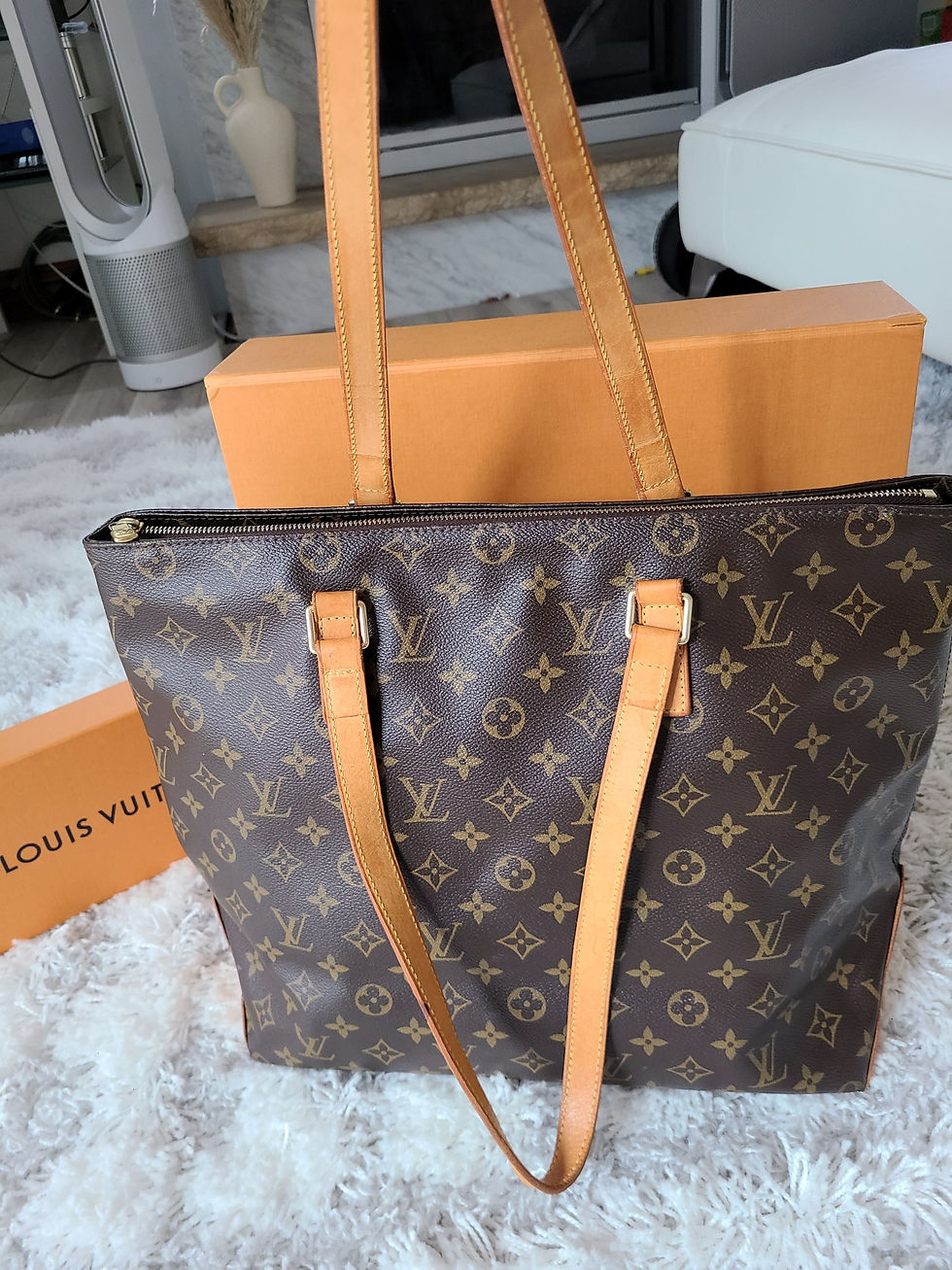 Thumbnail: Authentic Louis Vuitton Cabas Mezzo shoulder bag (pre owned)