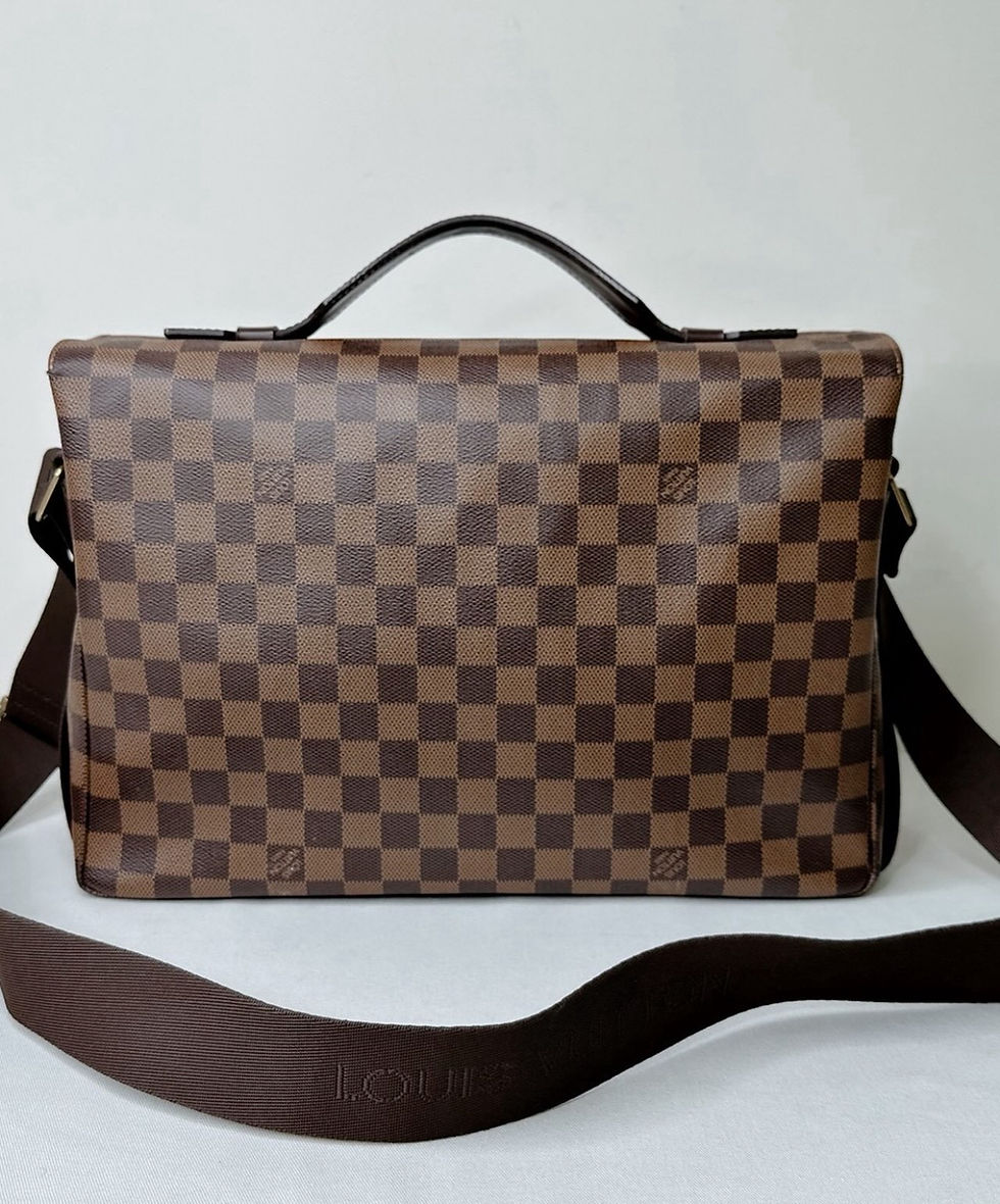Thumbnail: Authentic Louis Vuitton Broadway Messenger DE bag (pre owned) 