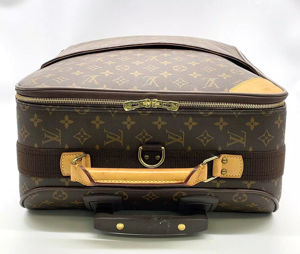 Thumbnail: Authentic Louis Vuitton Pegase 55 Rolling luggage (pre-owned) 