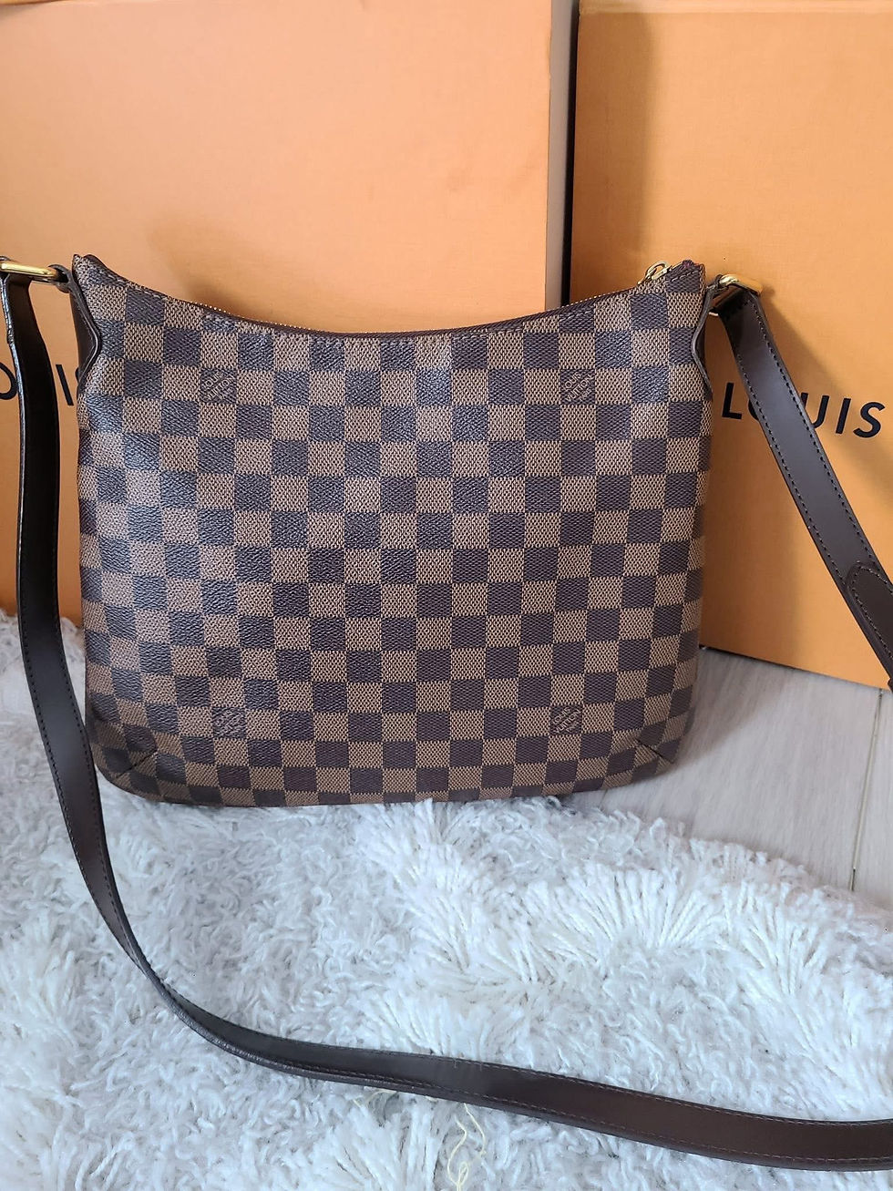 Thumbnail: Authentic Louis Vuitton Bloomsbury PM crossbody (pre owned)
