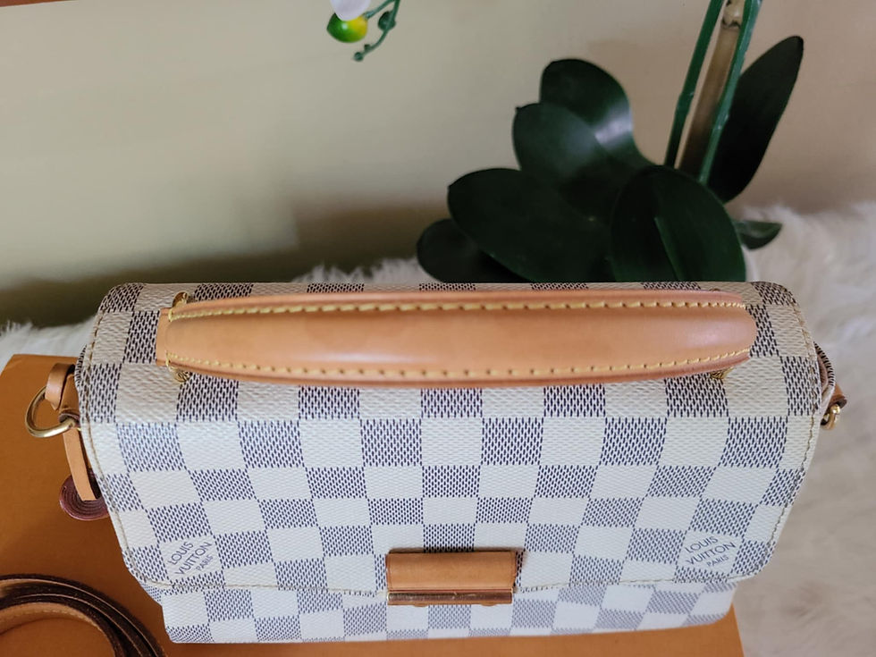 Thumbnail: Authentic Louis Vuitton Croisette damier azur crossbody (pre owned)