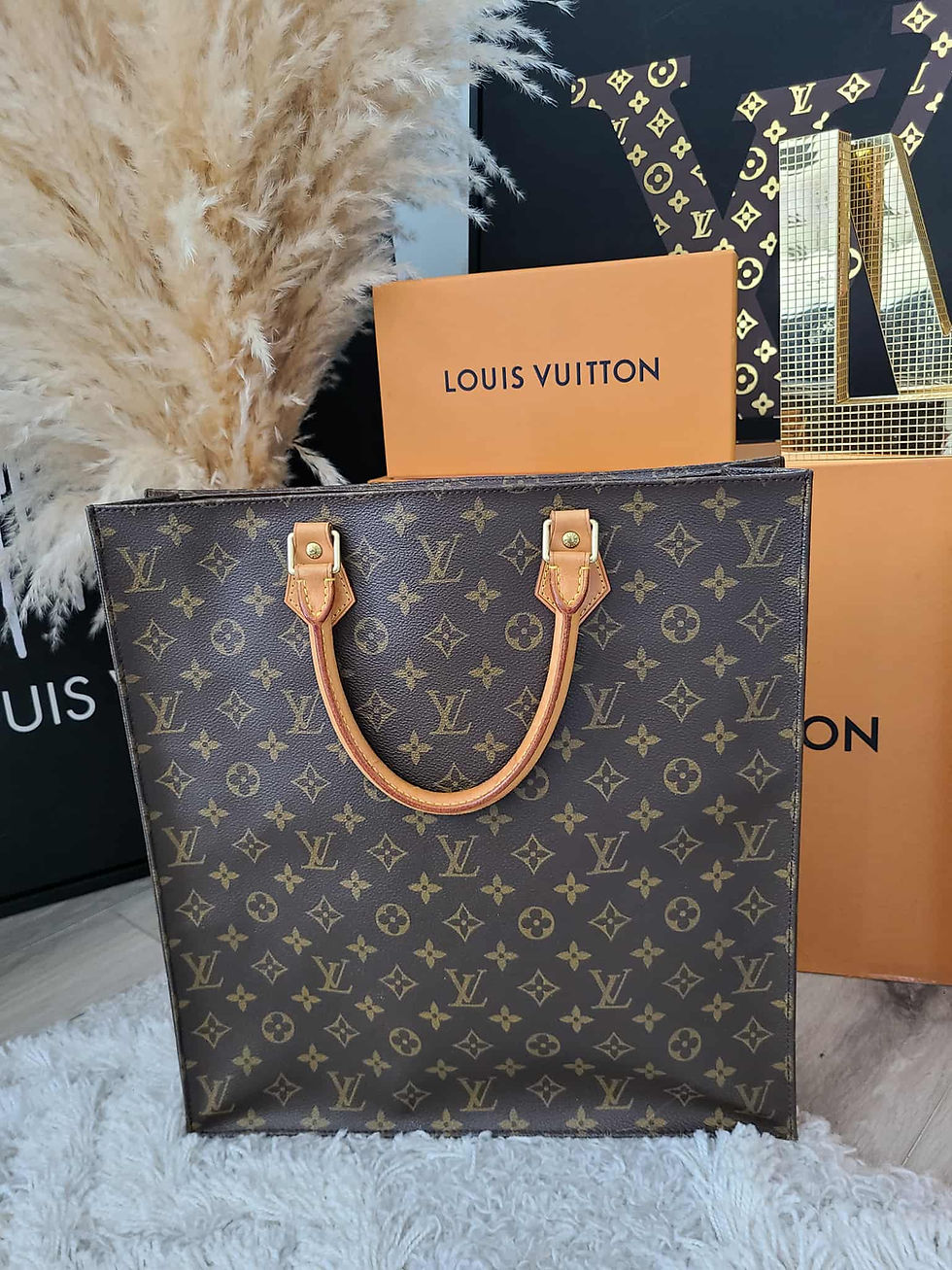 Authentic Louis Vuitton Sac Plat GM Handbag (pre owned)