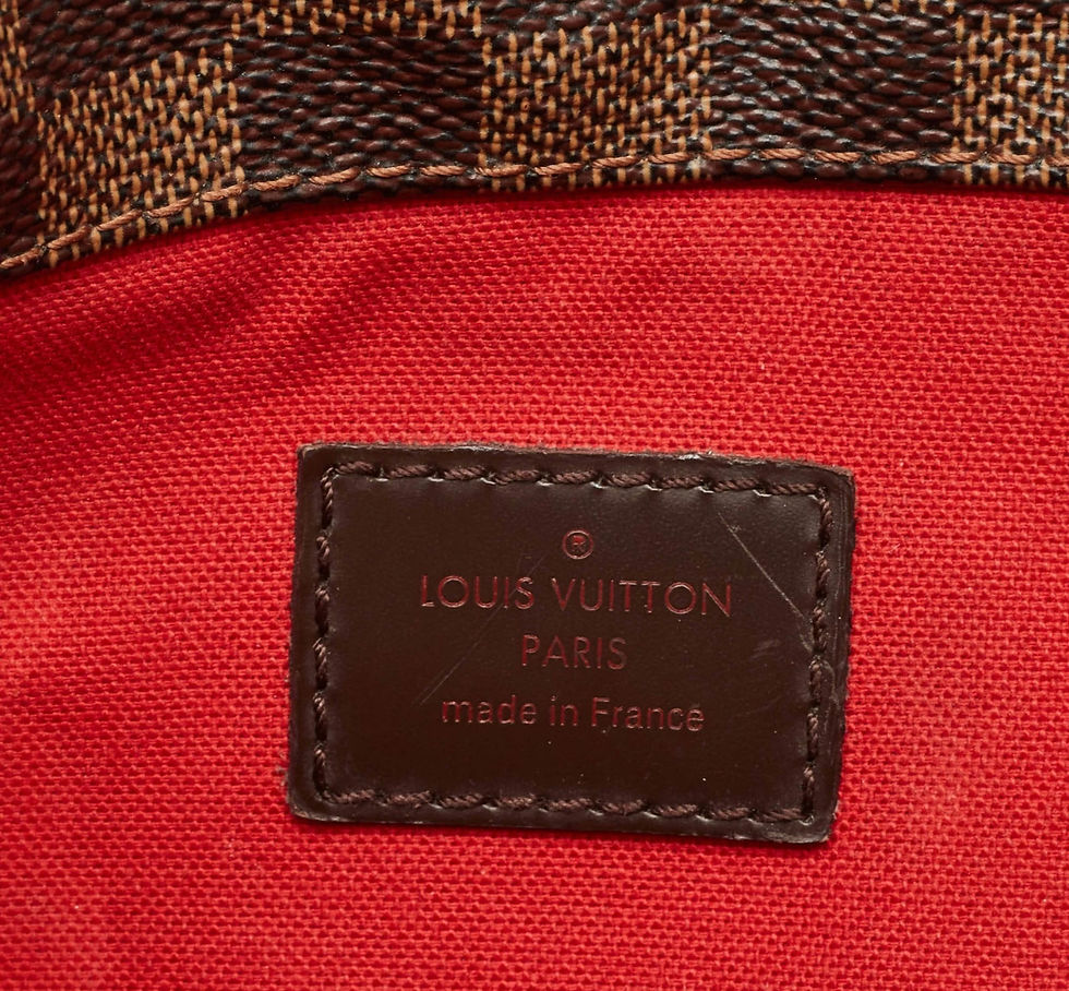 Thumbnail: Authentic Louis Vuitton Bloomsbury Damier Ebene crossbody (pre owned)