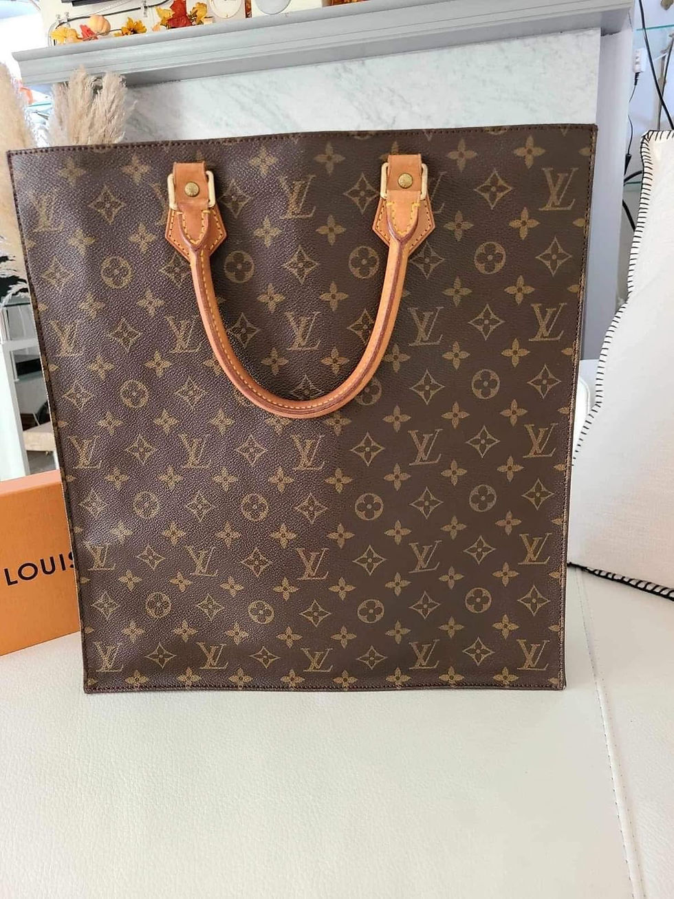 Thumbnail: Authentic Louis Vuitton Sac Plat GM handbag (pre owned)