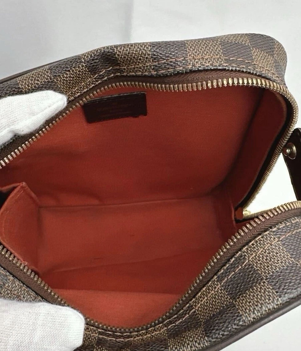 Thumbnail: Authentic Louis Vuitton Olaf crossbody damier ebene (pre owned)