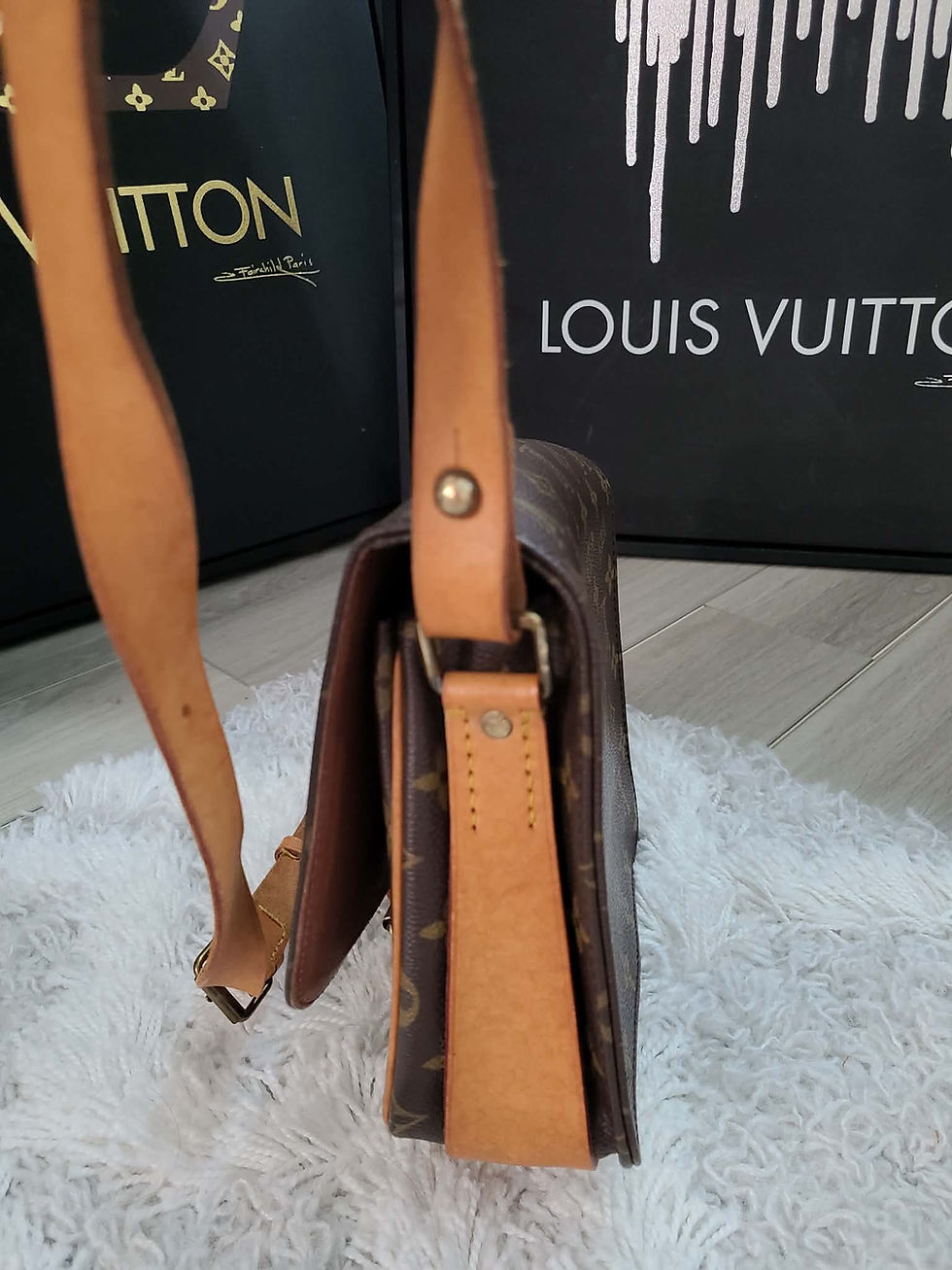 Thumbnail: Authentic Louis Vuitton Cartouchiere MM crossbody bag (pre owned)