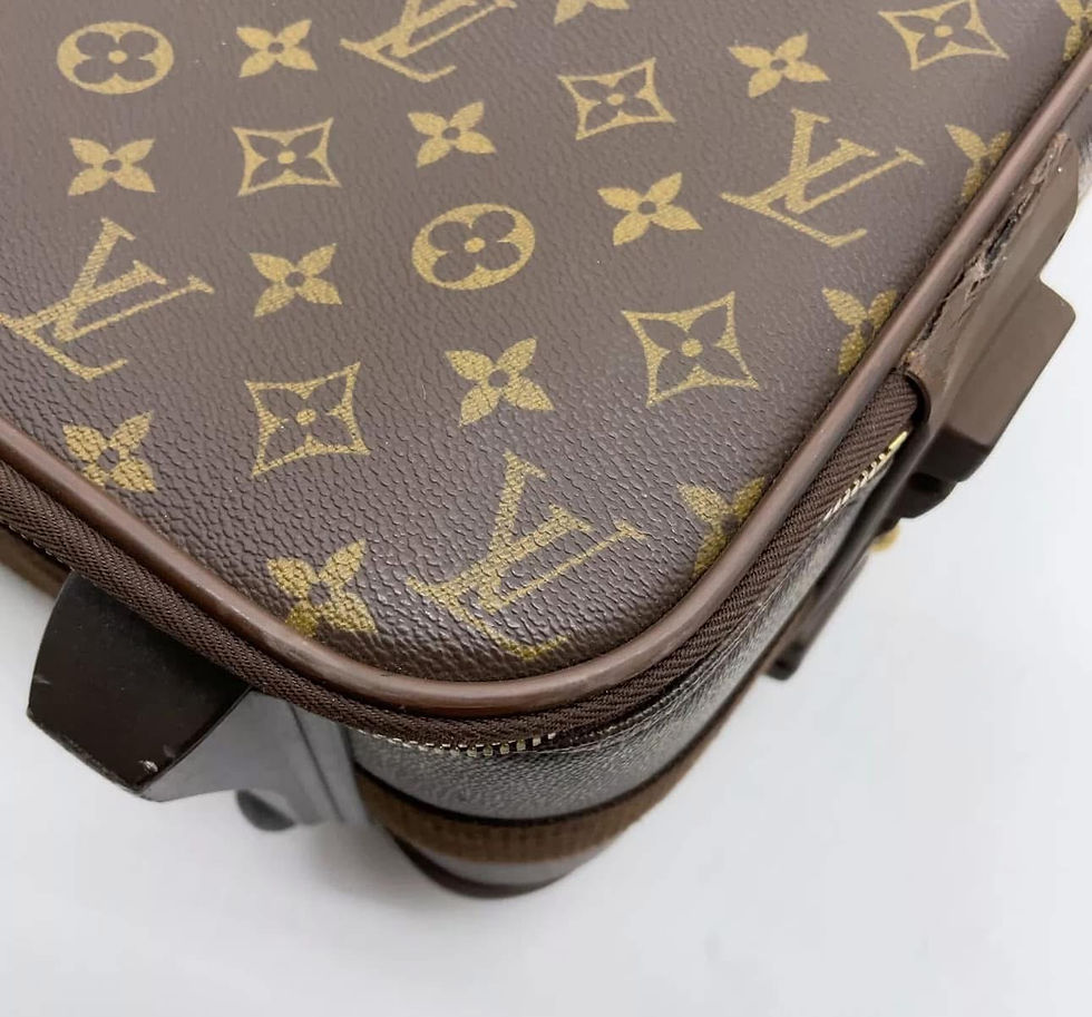 Thumbnail: Authentic Louis Vuitton Pegase 60 rolling carry on luggage (pre owned)