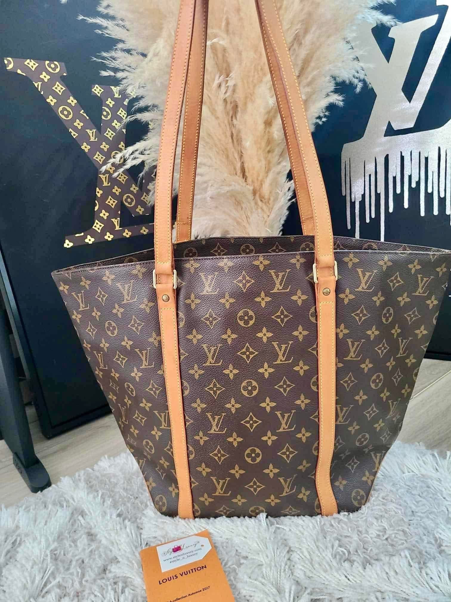 Authentic Louis Vuitton Sac Shopping tote shoulder bag (pre owned)