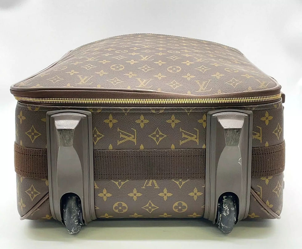 Thumbnail: Authentic Louis Vuitton Pegase 55 Rolling luggage (pre-owned) 