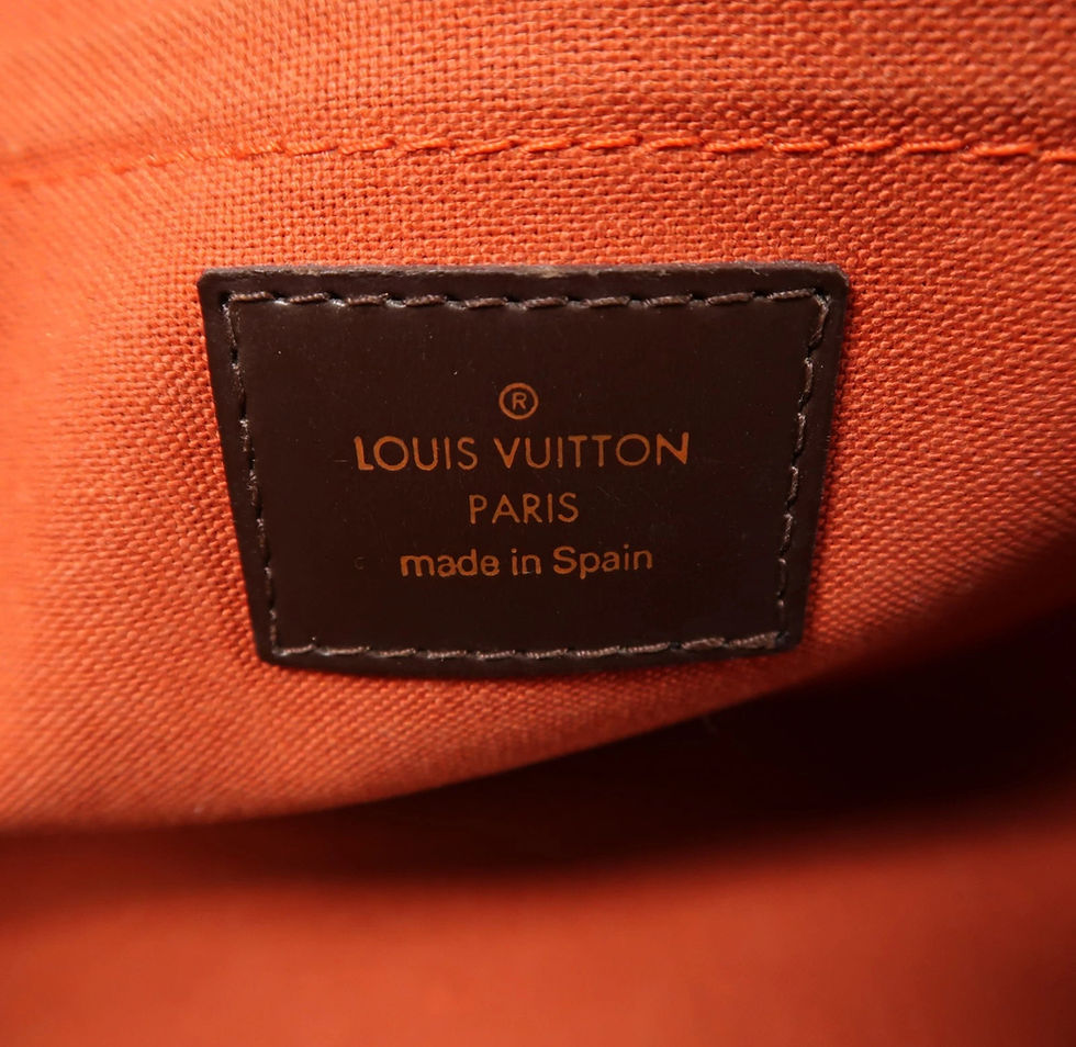 Thumbnail: Authentic Louis Vuitton Ribera MM handbag damier ebene (pre owned)