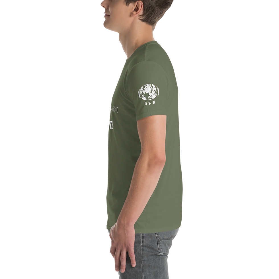 Thumbnail: Unisex T-Shirt "I would rather be writing Horror" and SFI logo