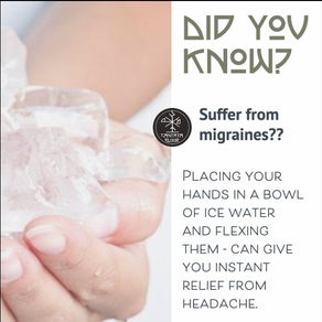 Migraine Sufferers - Did You Know?