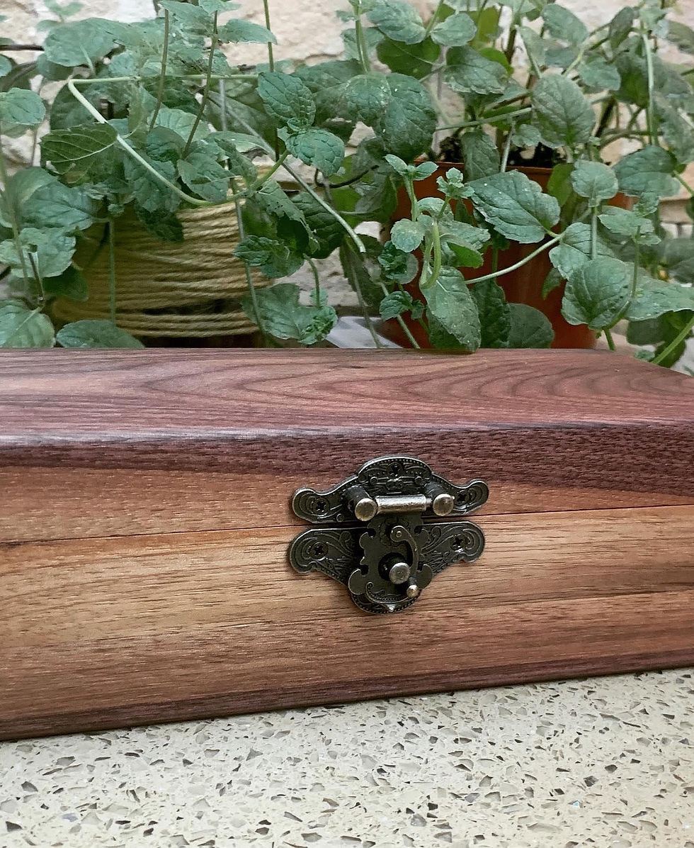 Thumbnail: Watch Box from Solid Walnut Wood (customised engraving)
