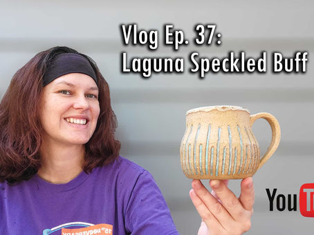 New Clay Body | Laguna Speckled Buff | Learning Pottery Vlog | Ep. 37