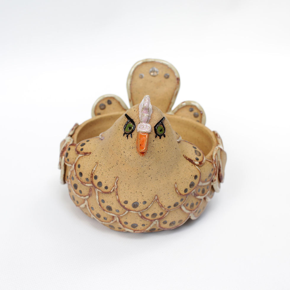 Thumbnail: Mildred | Stoneware Chicken Pot
