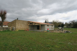 extension d'un local communal chantier